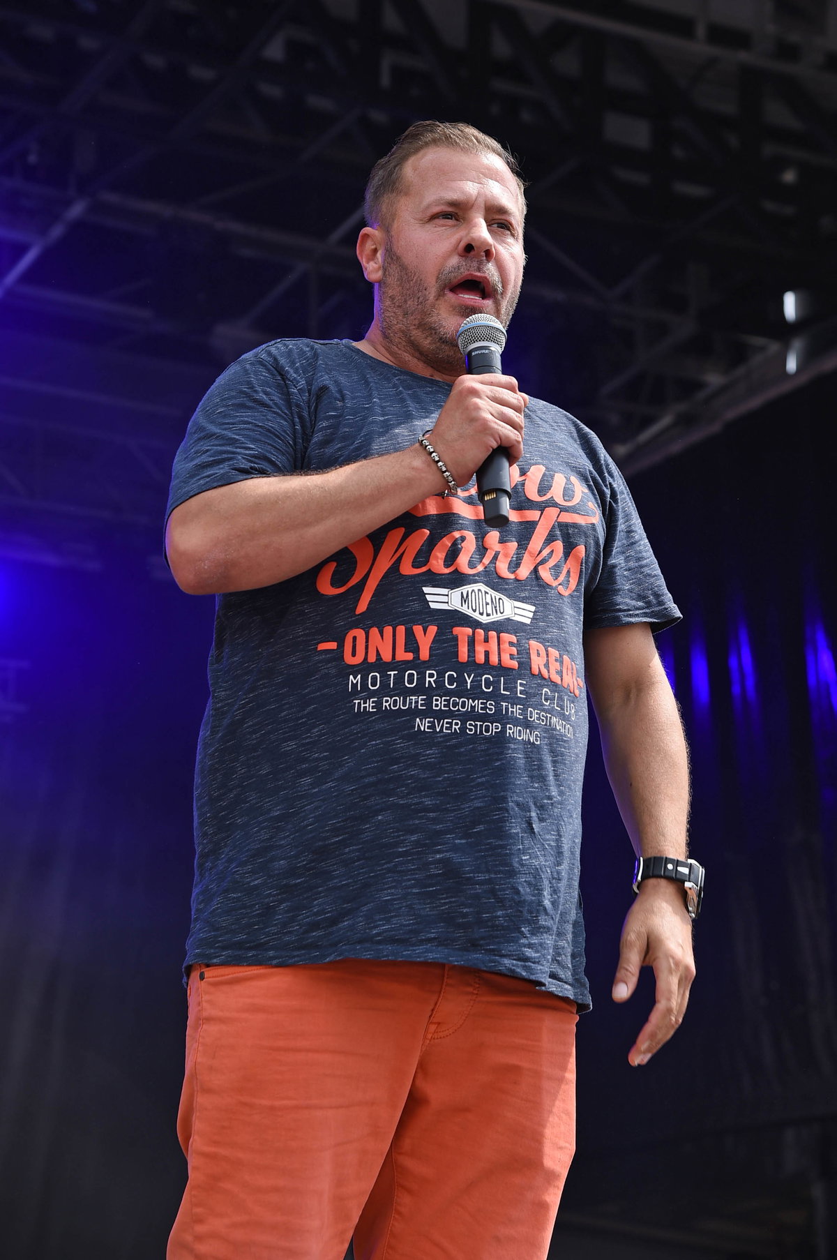 Willi Herren auf der Bühne