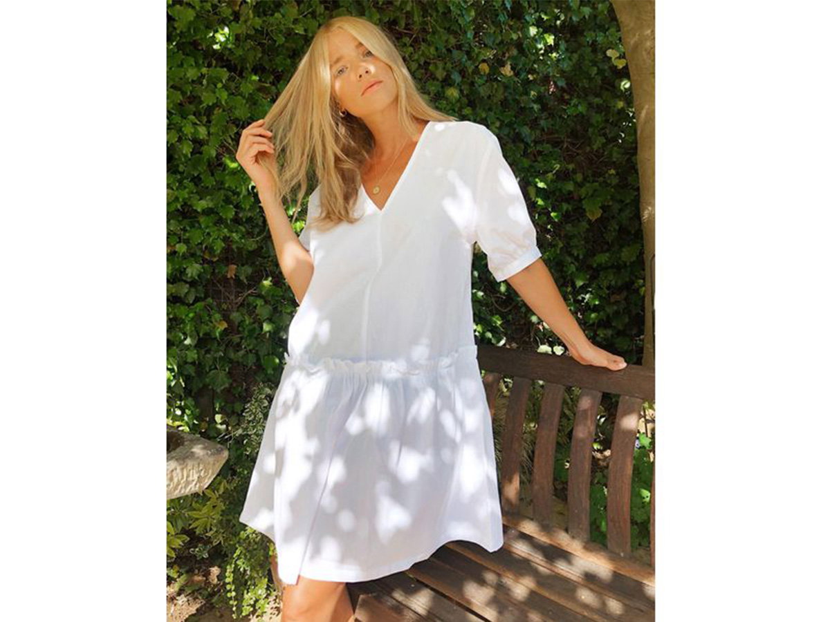 Weißes Kleid Monki