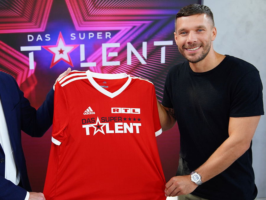 Lukas Podolski bei Das Supertalent