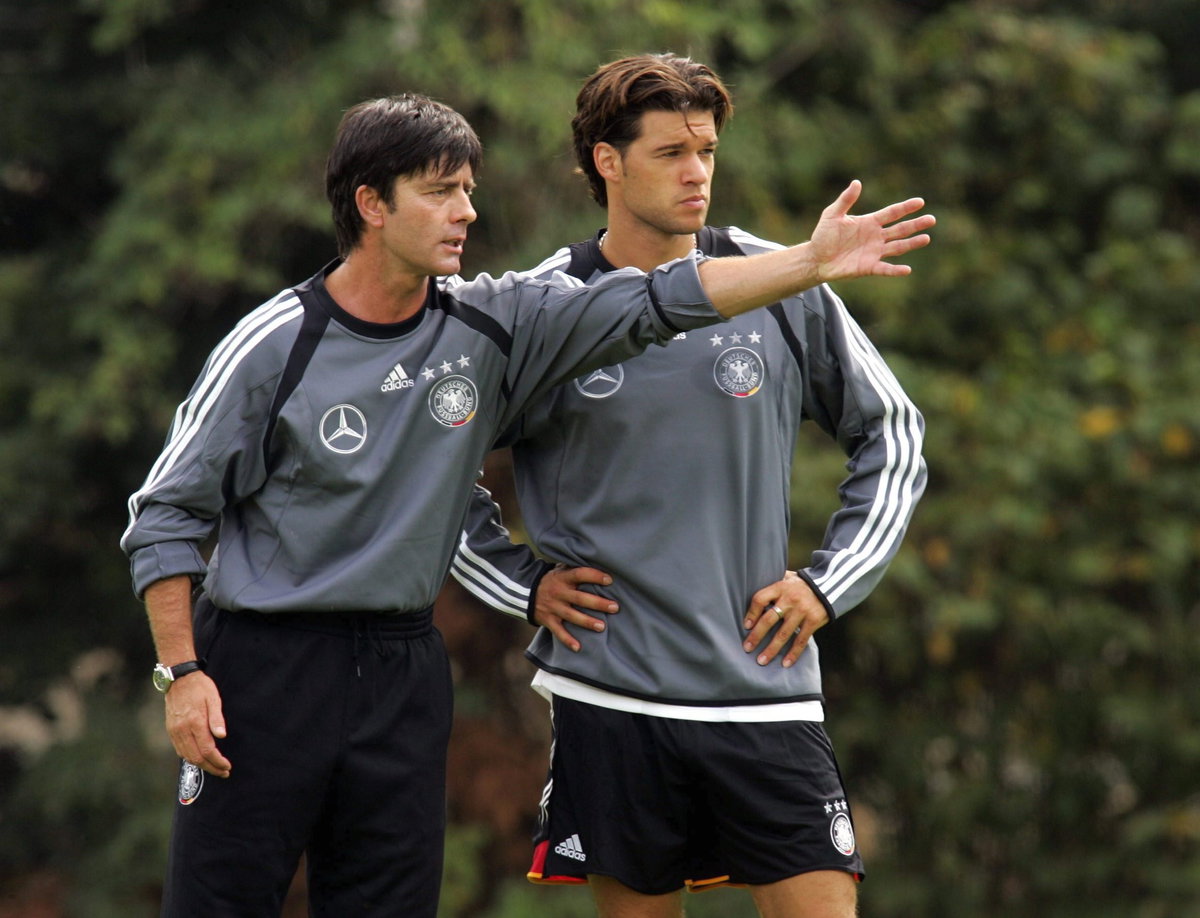 Joachim Löw Michael Ballack 2004