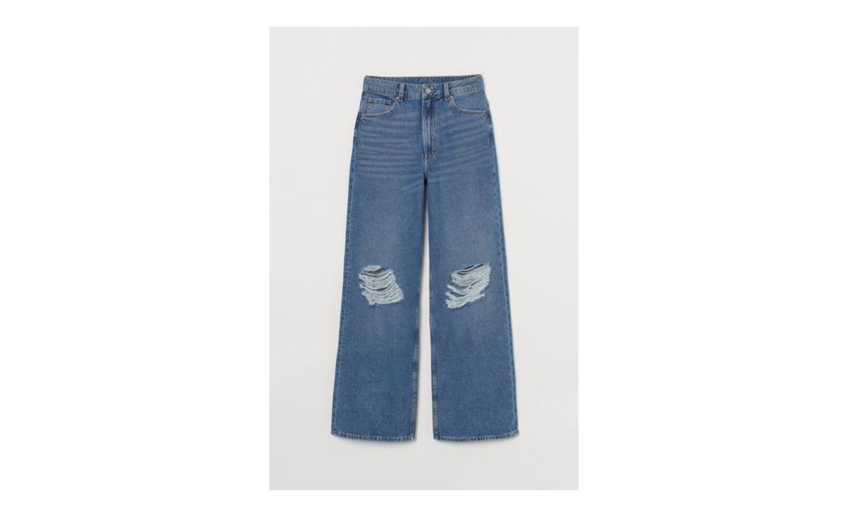 Loose Straight Jeans Hose H&M