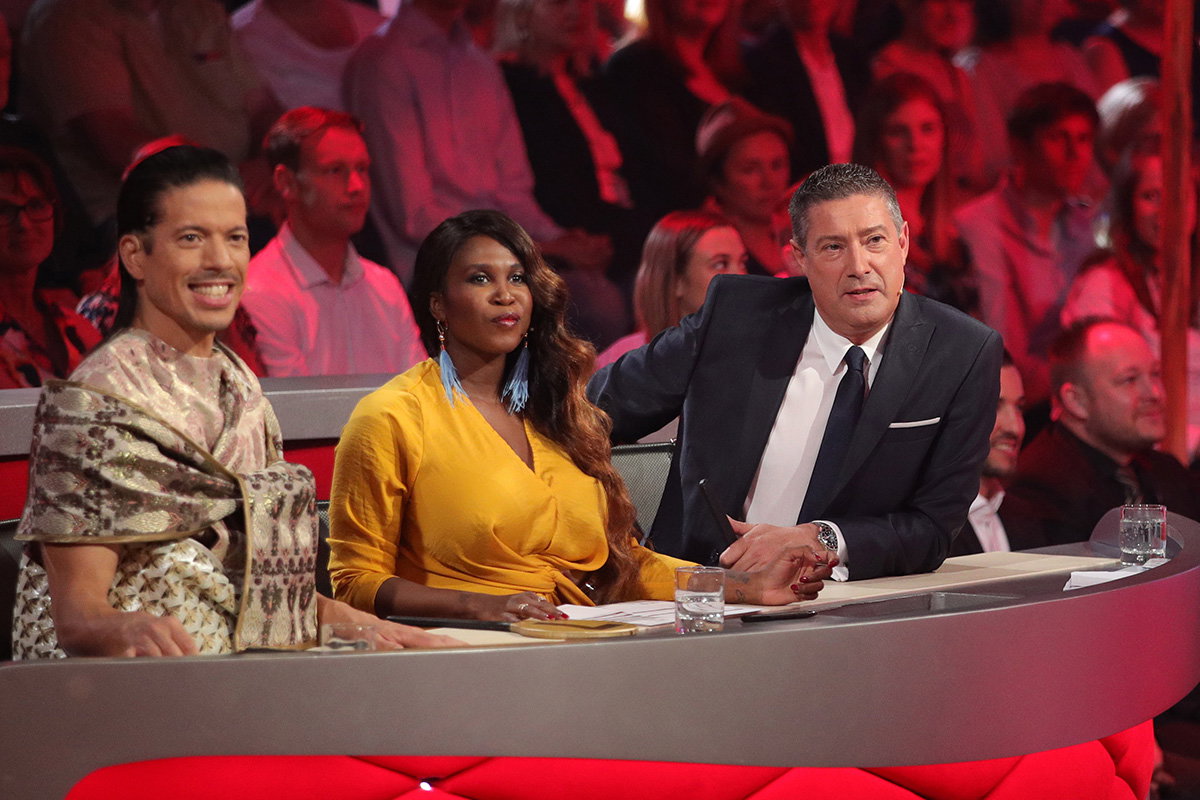 Jorge González, Motsi Mabuse und Joachim Llambi