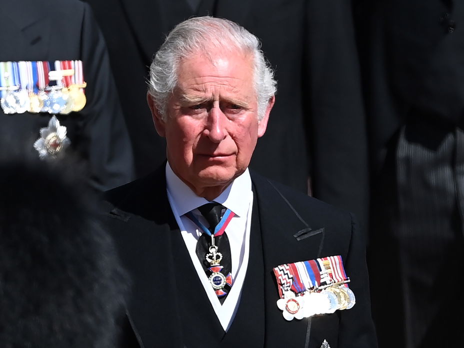 Prinz Charles trauriger Blick