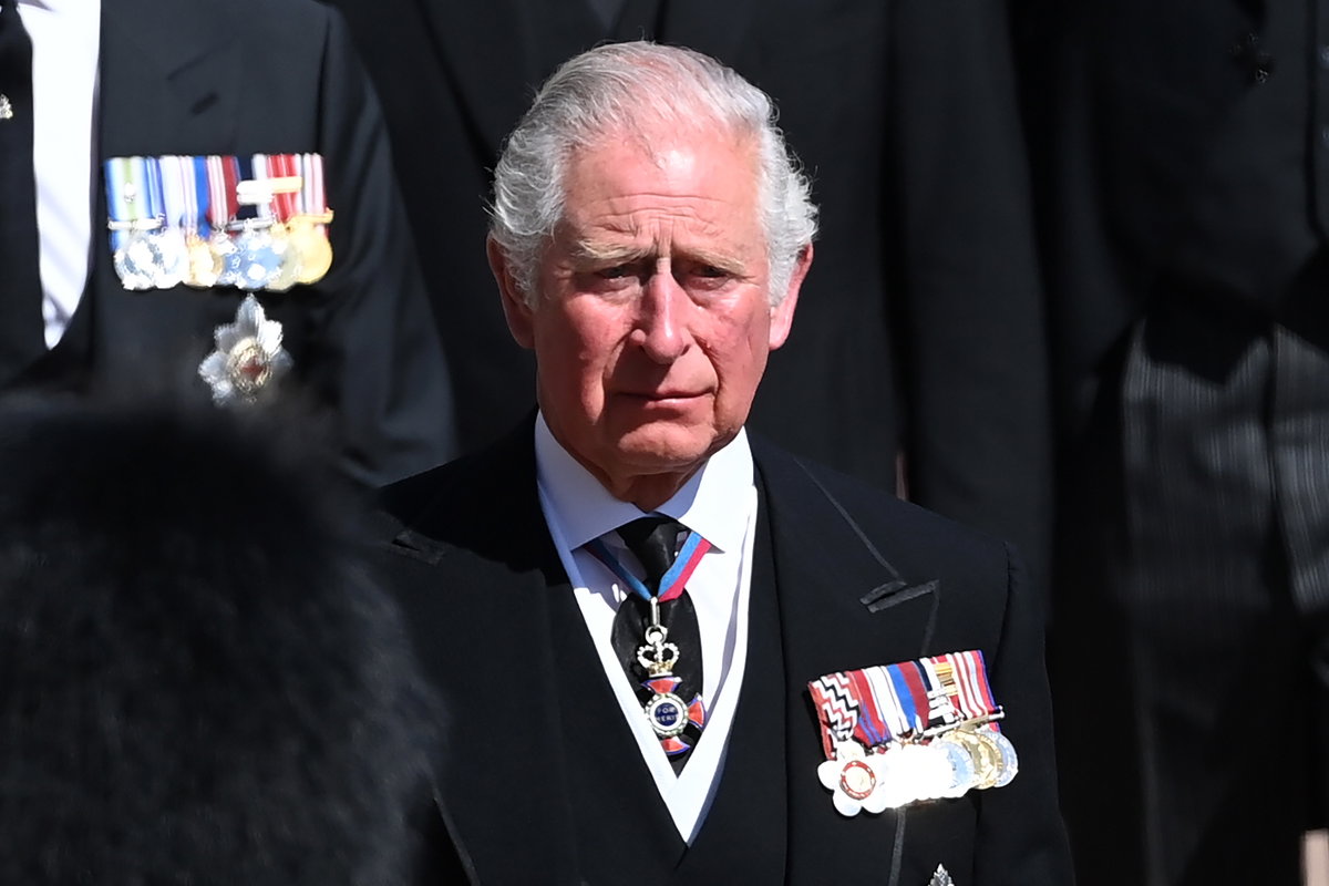 Prinz Charles trauriger Blick