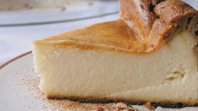 Schnelles Rezept: Luftiger Käsekuchen mit nur 3 Zutaten!