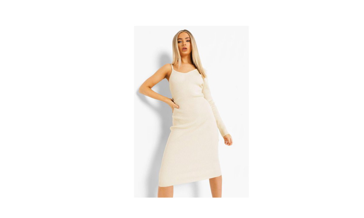 One Shoulder Kleid