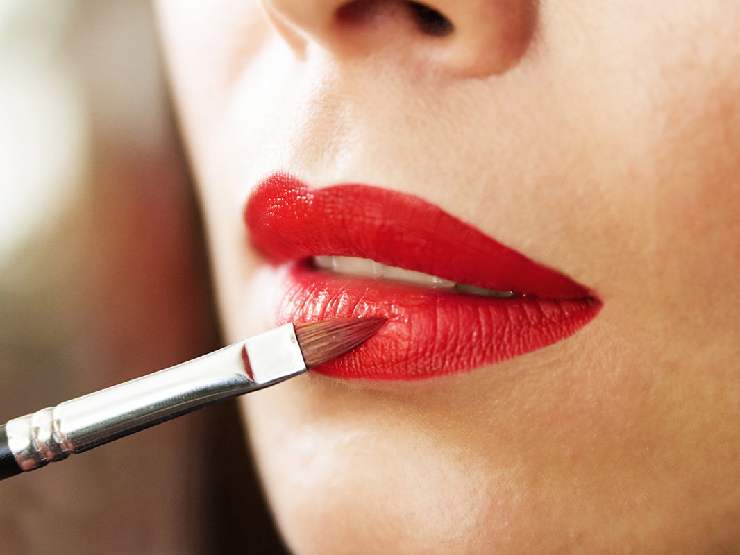 Rote Lippen