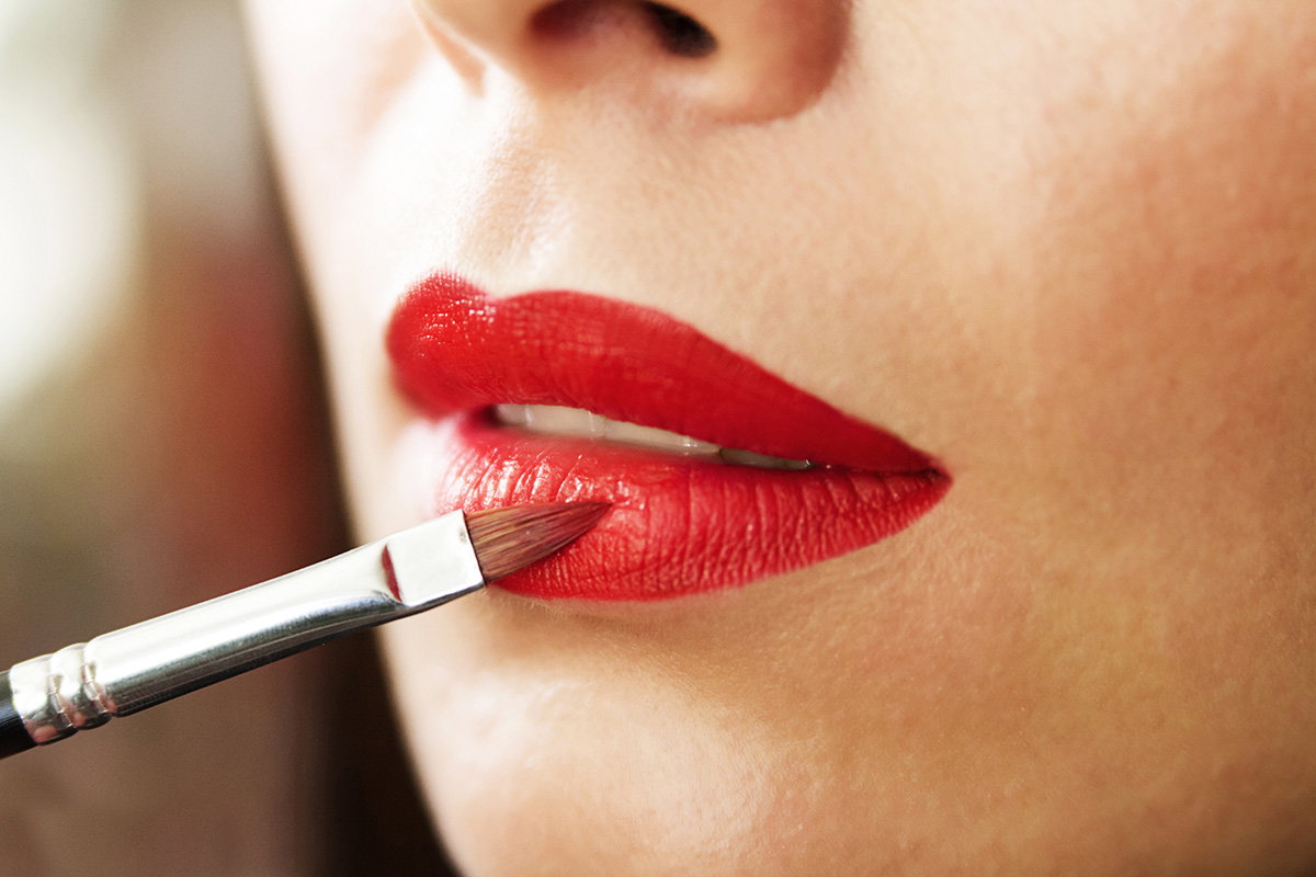 Rote Lippen