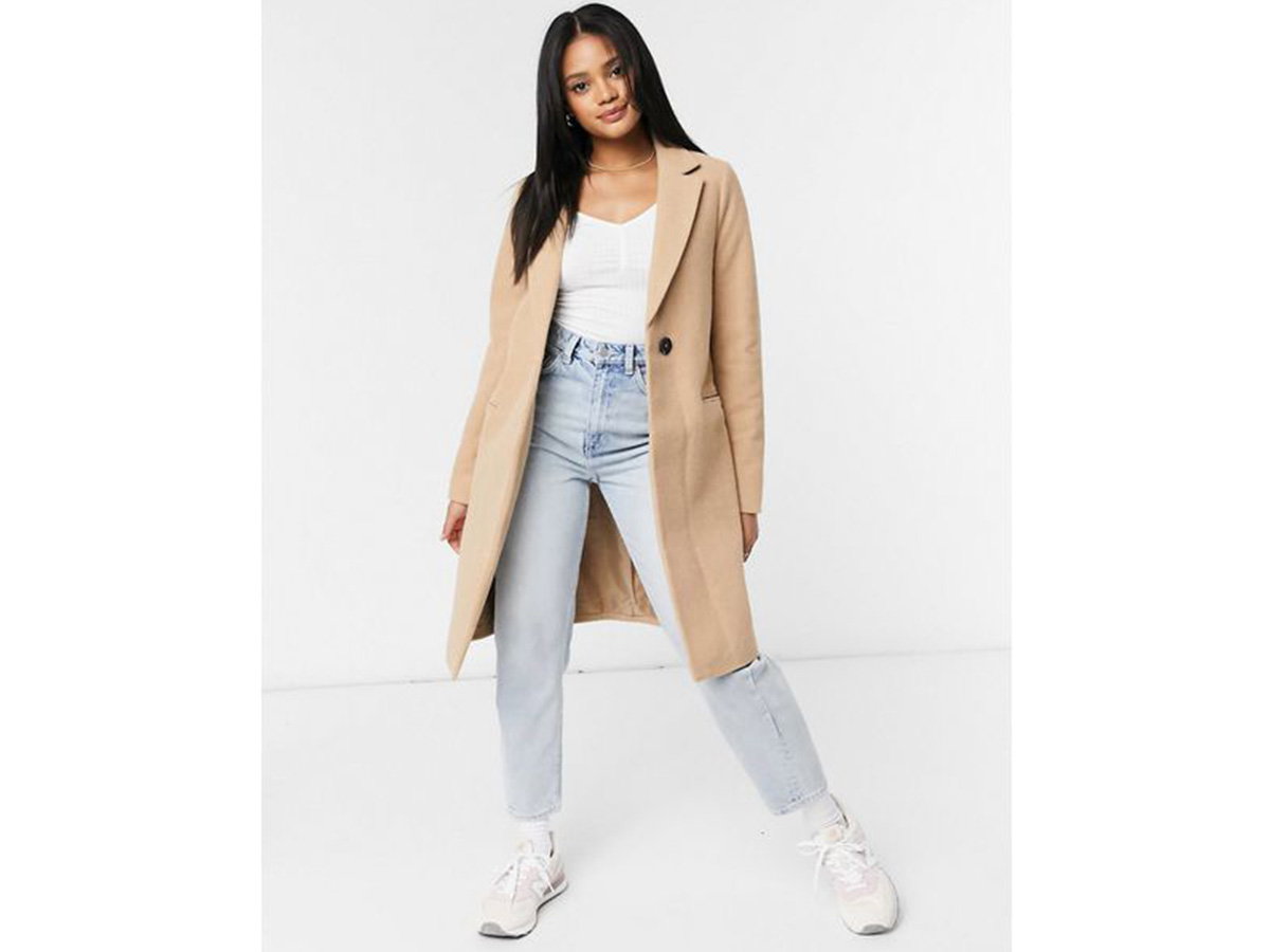 Camelcoat mit Kragen