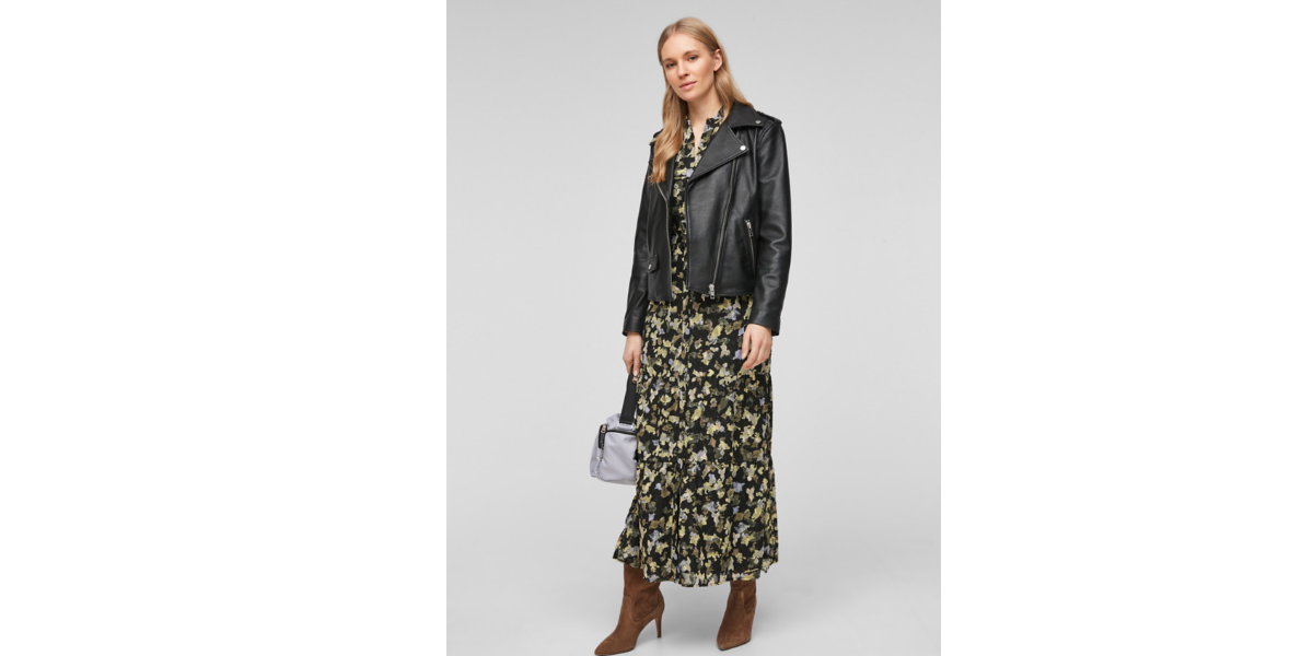 Herbst Blumenkleid