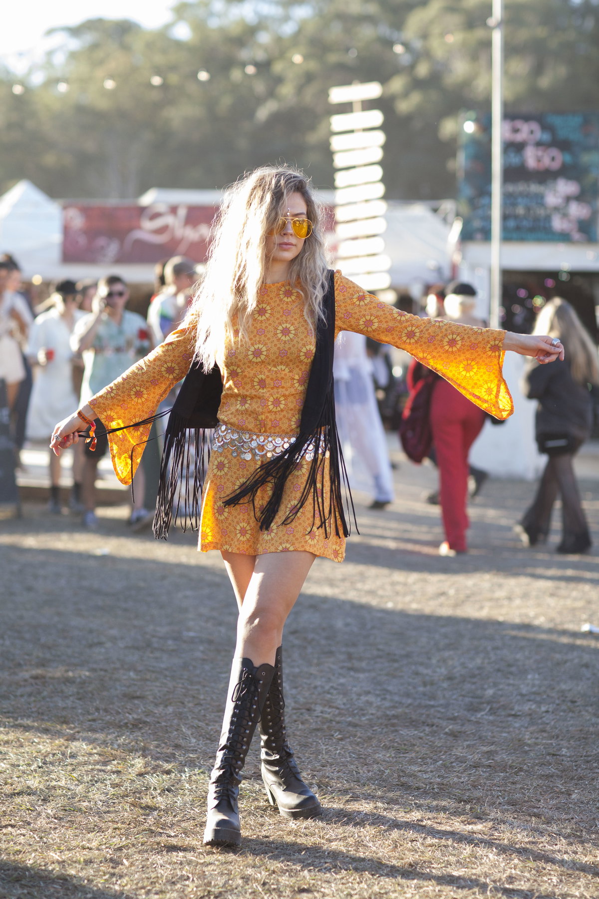 Hippie Frisur wallende Mähne