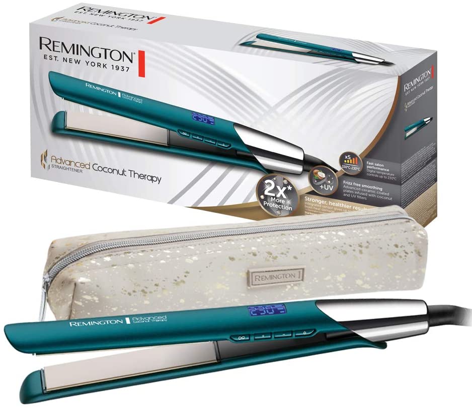 Das Remington "Advanced Coconut Therapy" Glätteisen