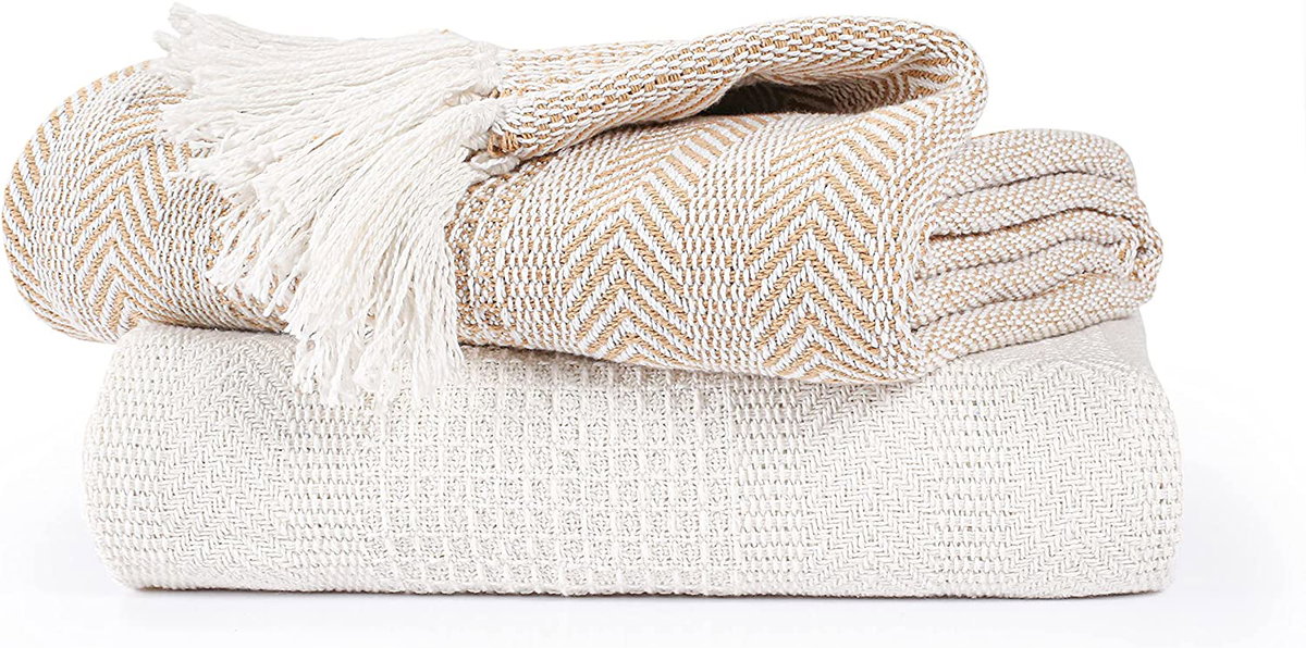 Tagesdecke Boho in beige