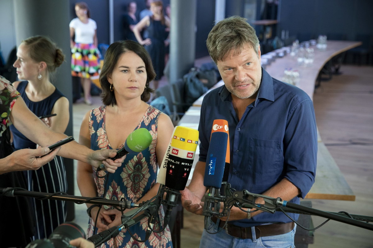 Annalena Baerbock und Robert Habeck
