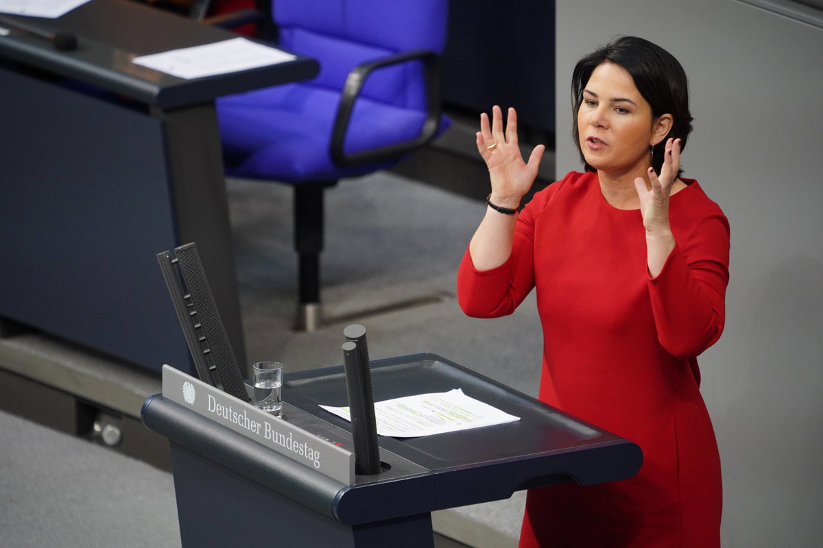 Annalena Baerbock im Bundestag