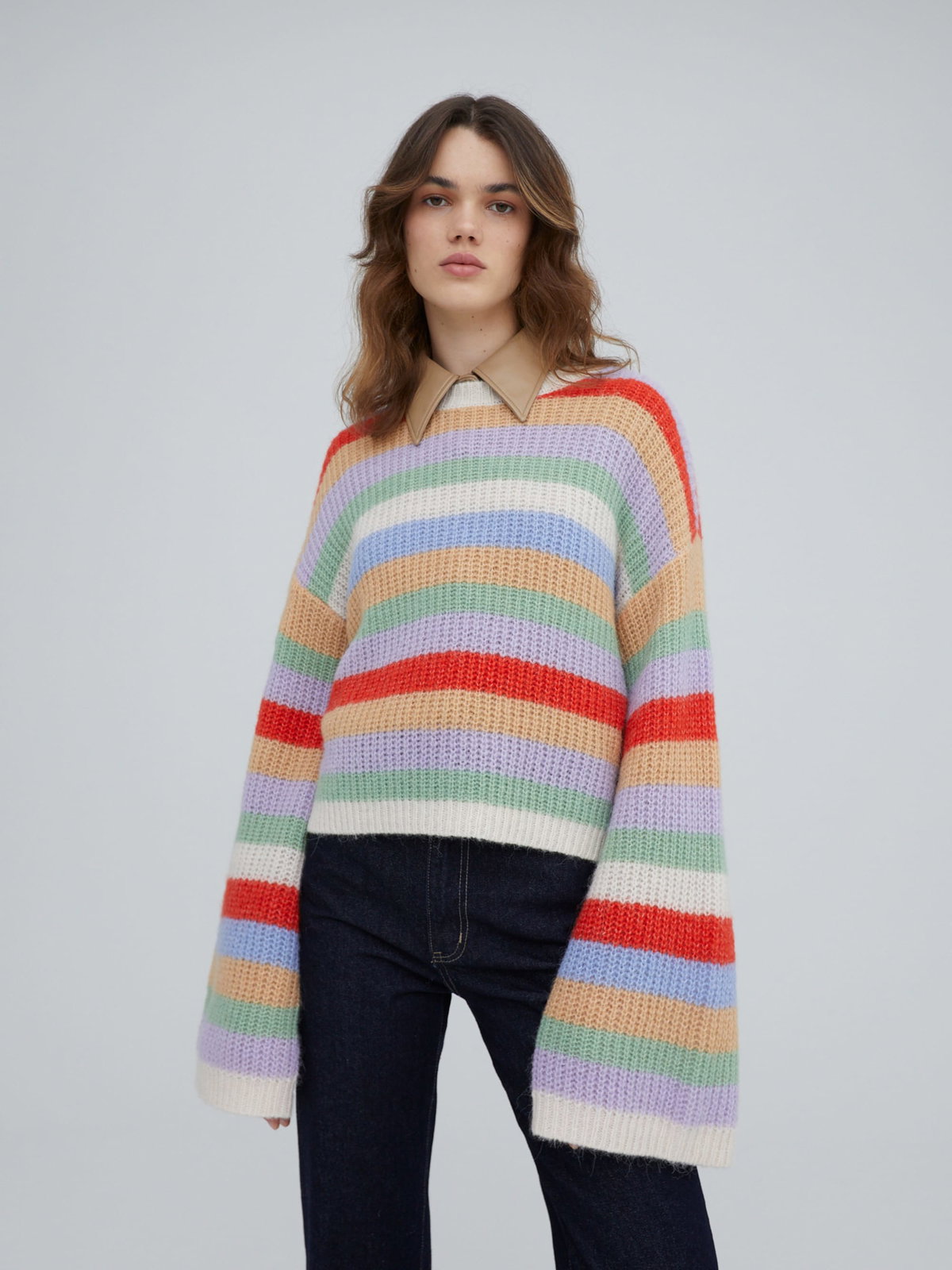 Edited bunt gestreifter Pullover