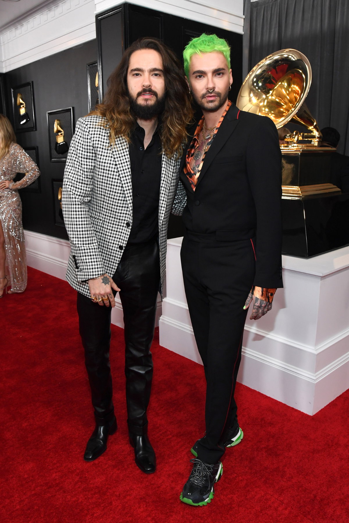 Tom und Bill Kaulitz auf dem roten Teppich