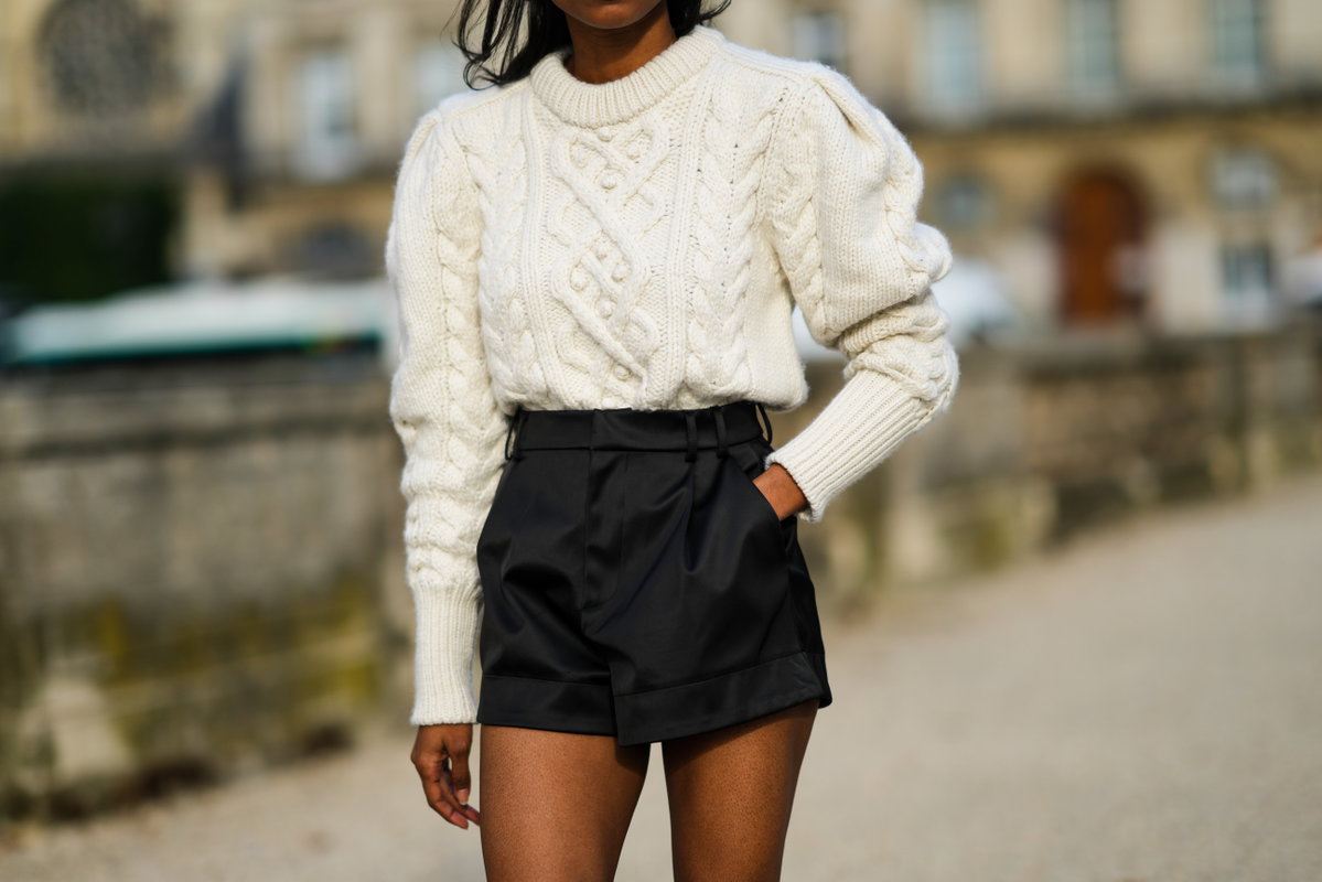 Herbsttrend Strickpullover Französinnen