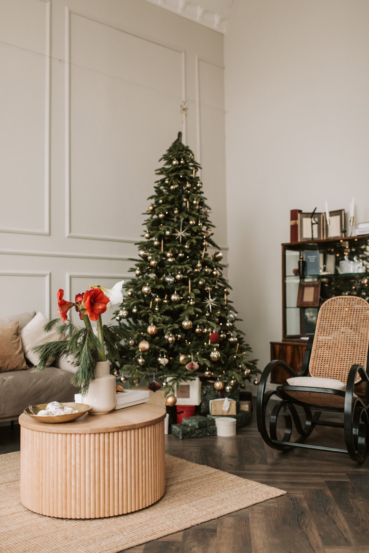 Weihnachtsdeko geschmückter Raum