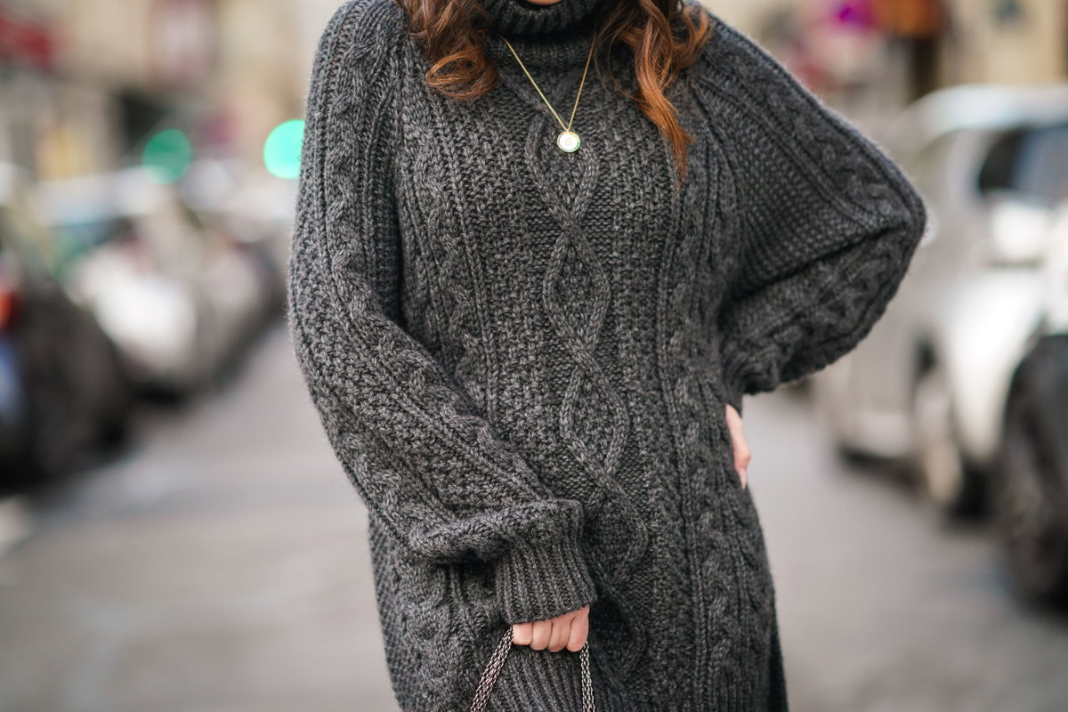 Strickkleid Herbsttrend