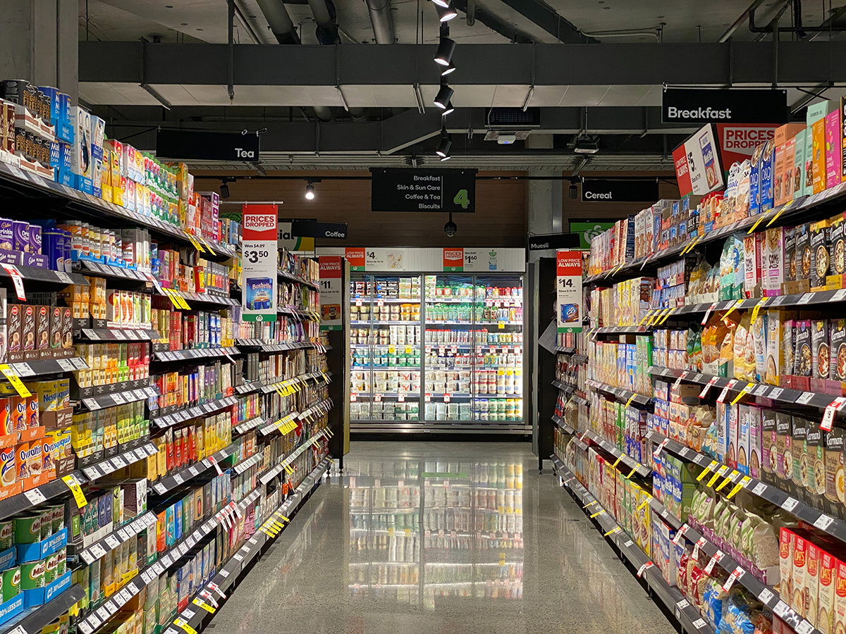 Supermarktregale