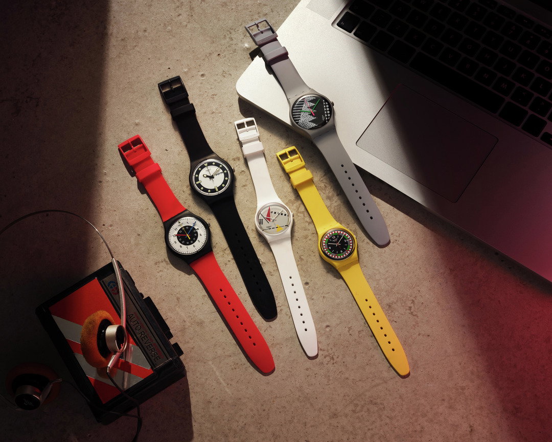 Swatch Uhren Kollektion 1984