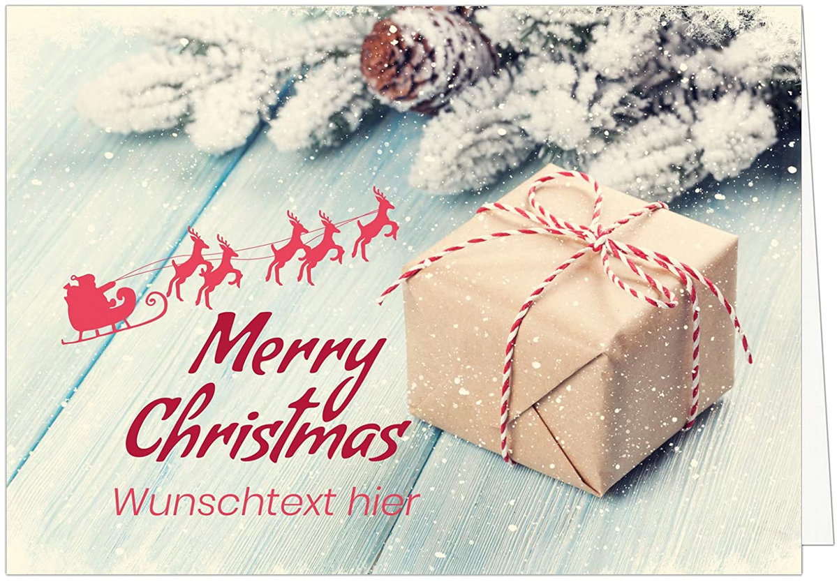 Weihnachtskarte XXL
