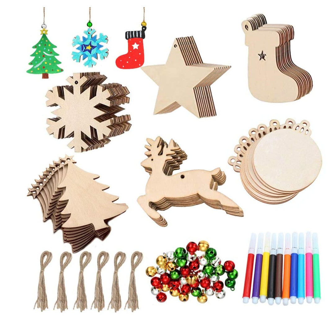 Weihnachtsbaum Anhänger Holz