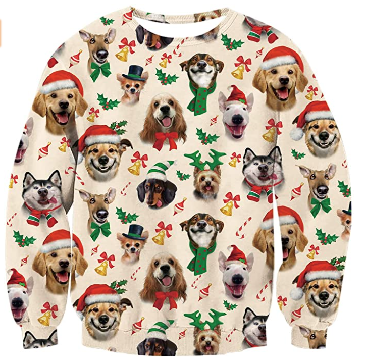 Weihnachtspullover Hunde