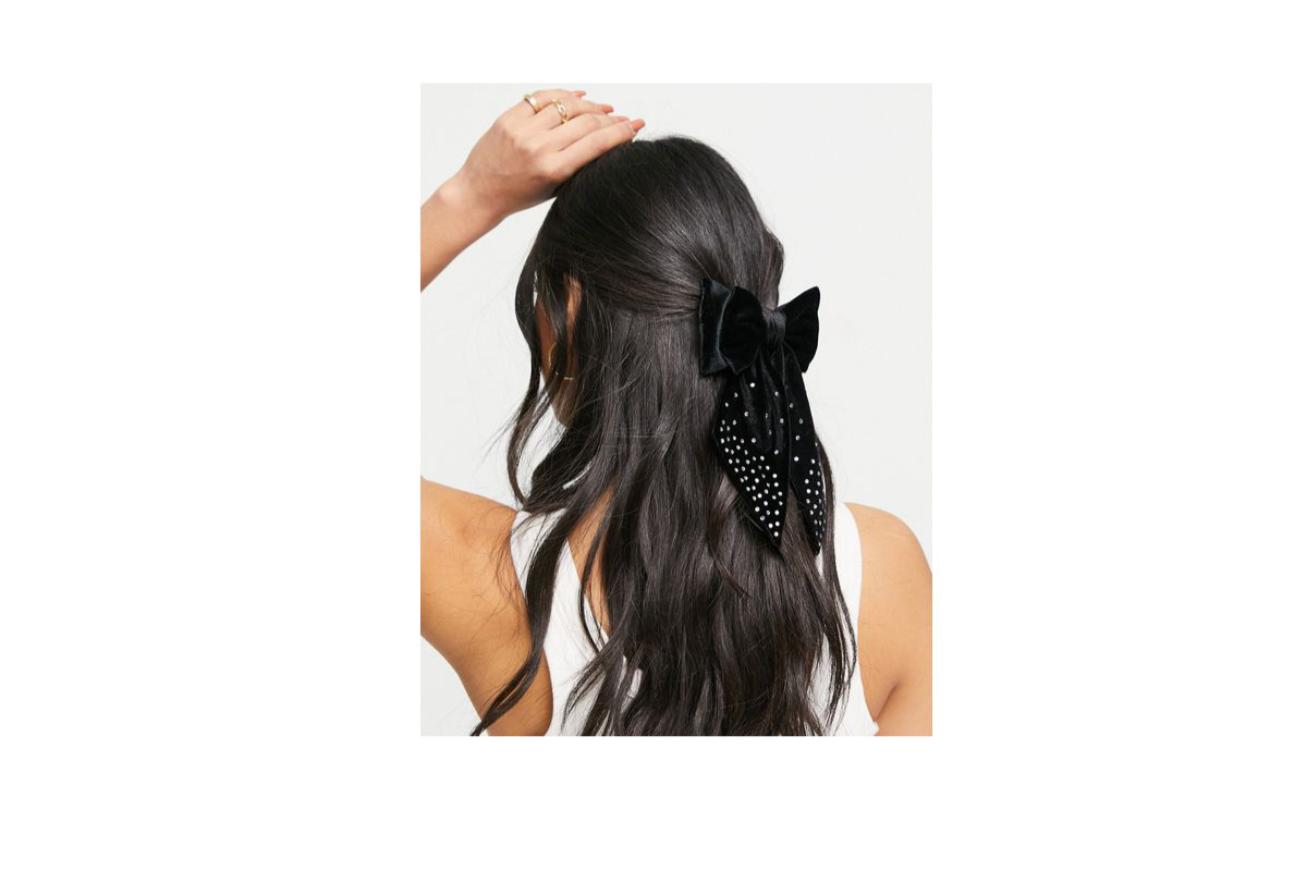 Glitzer Schleife Haare ASOS
