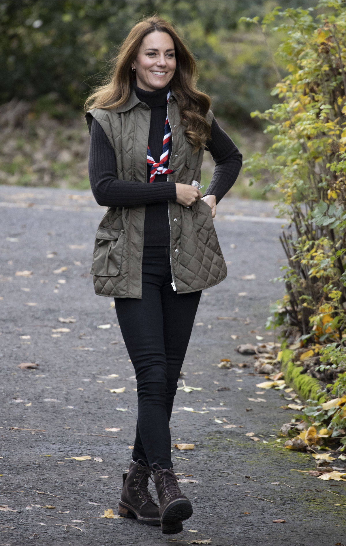 Kate in Steppweste