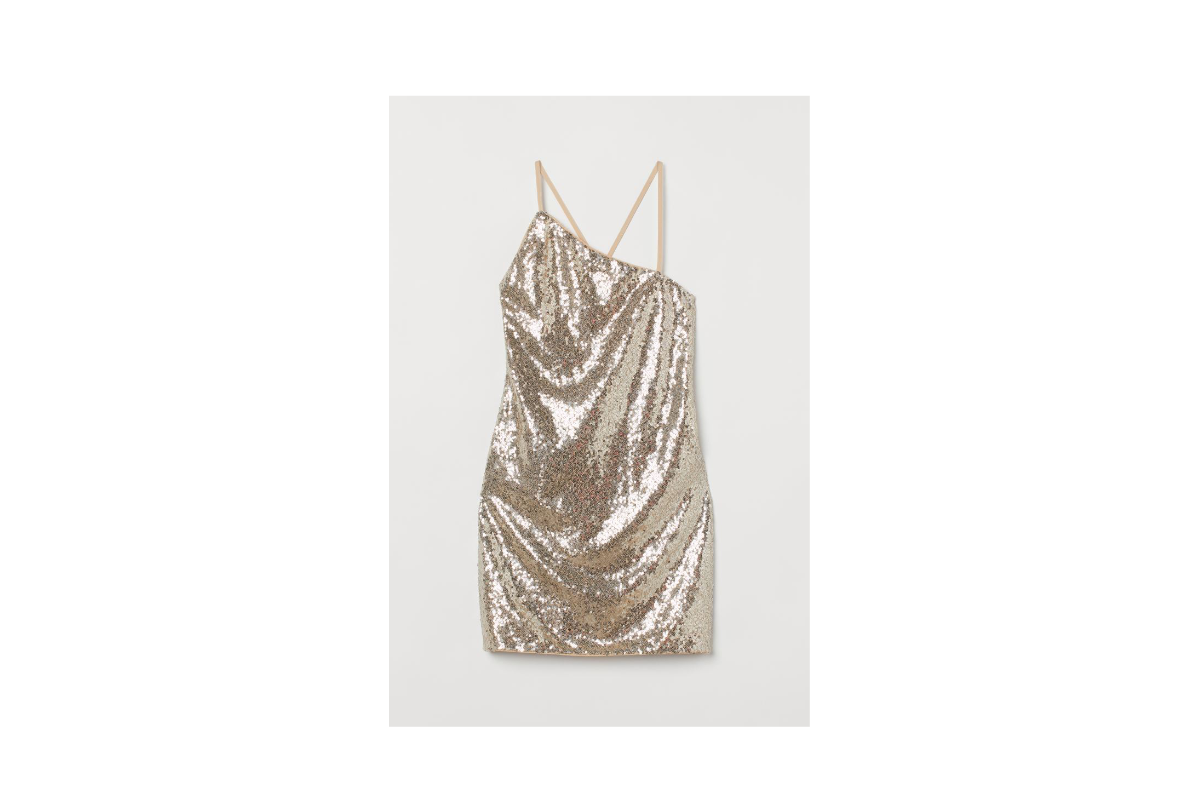 Kurzes Paillettenkleid H&M
