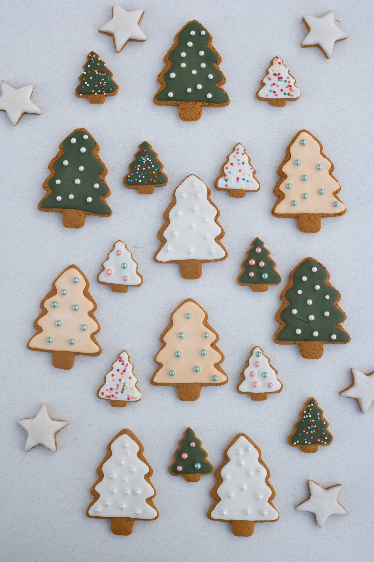 Weihnachten Plätzchen Tannenbäume