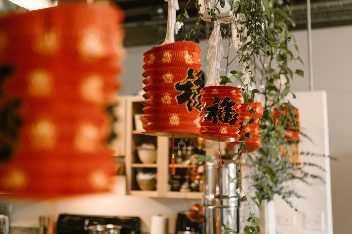 Chinesisches Neujahr Laternen