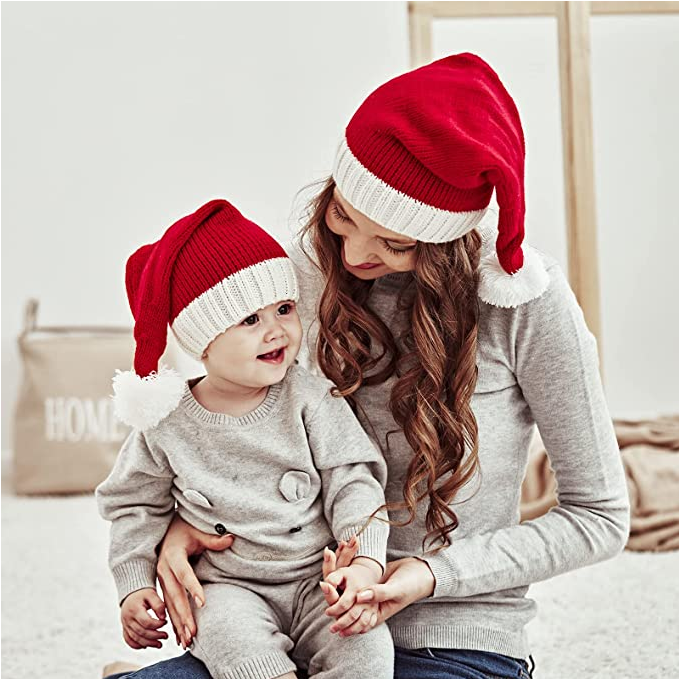 Weihnachtsmütze Mama Baby