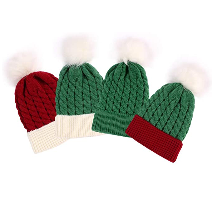 Weihnachtsmützen Baby