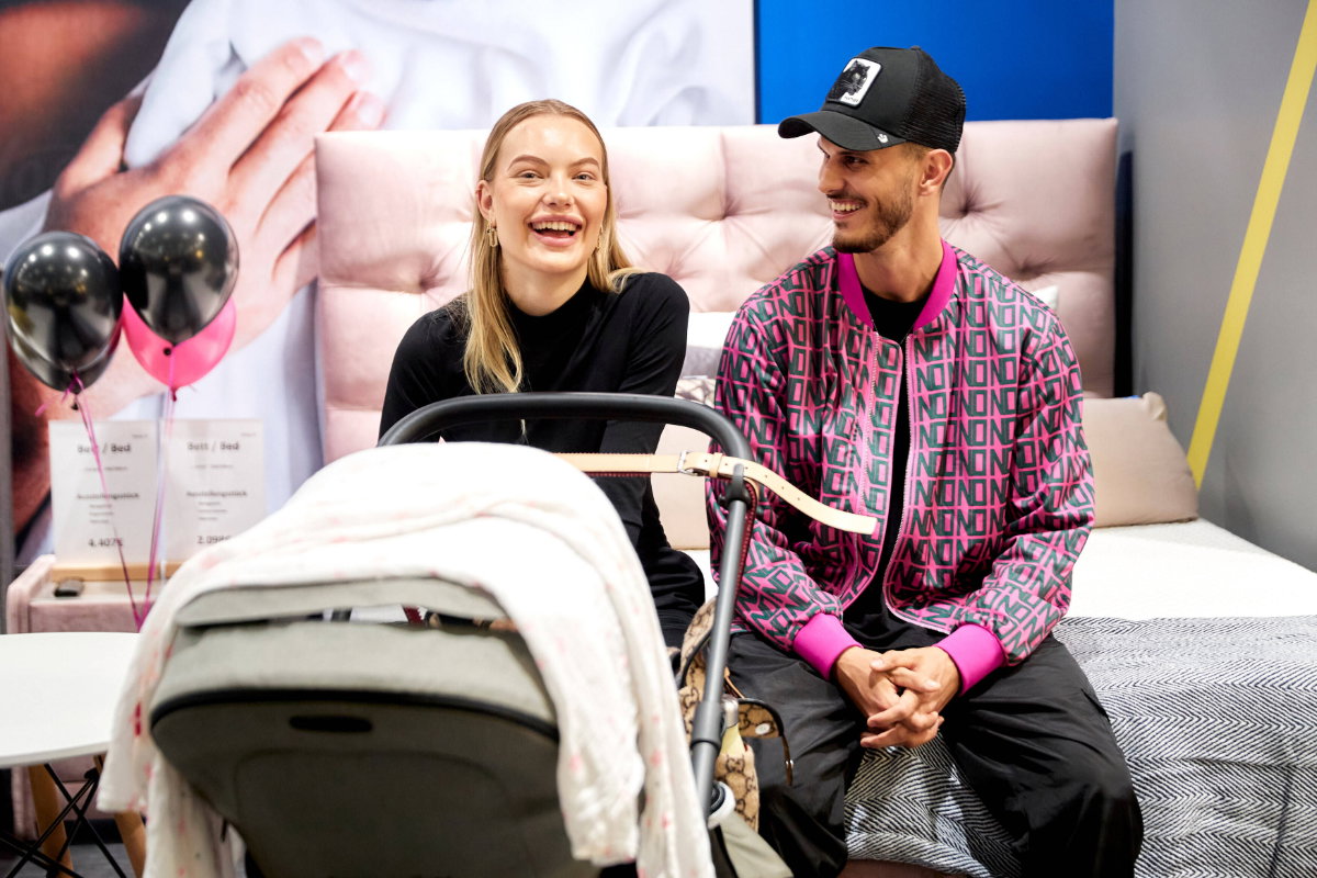 Cheyenne Ochsenknecht mit Freund Nino und Baby Mavie