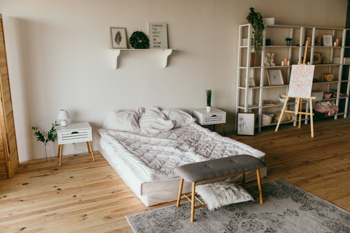 Schlafzimmer reinigen