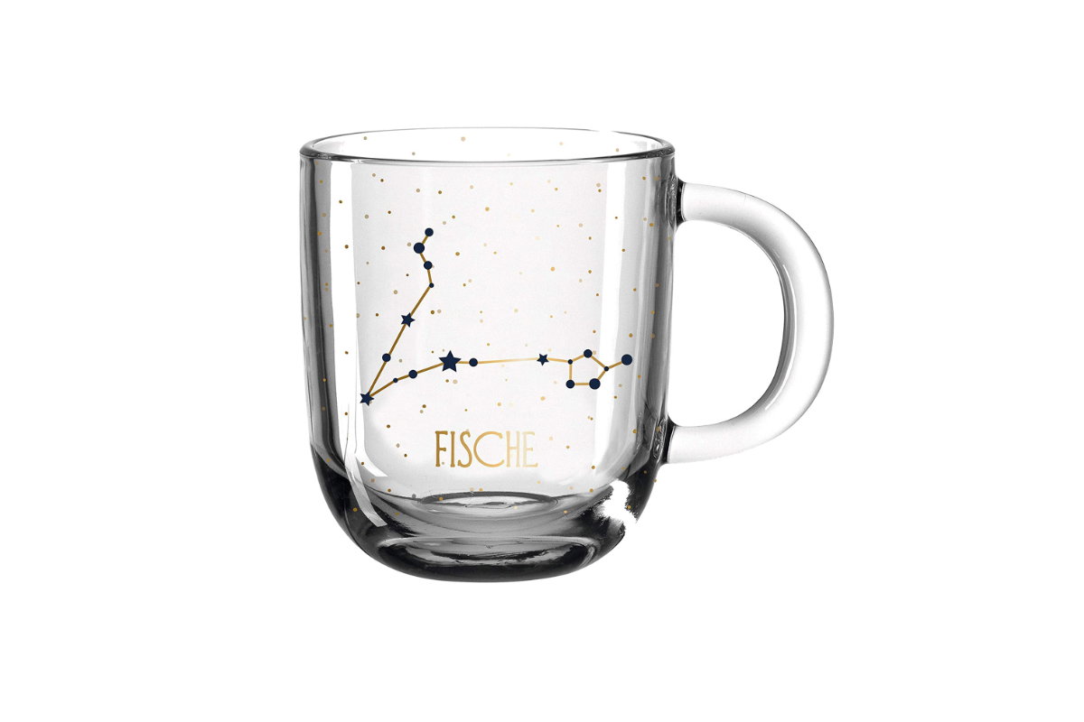 Sternzeichen Glas Becher