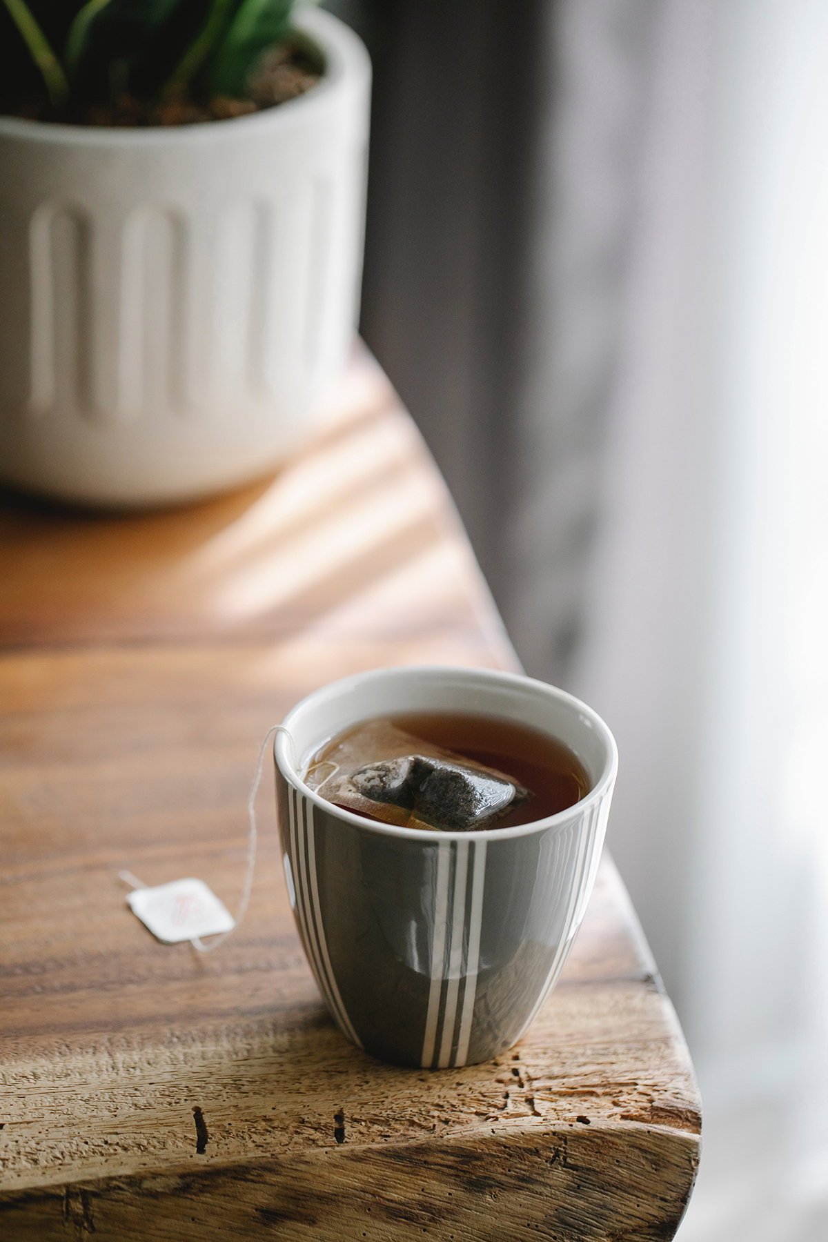 Tee mit Teebeutel