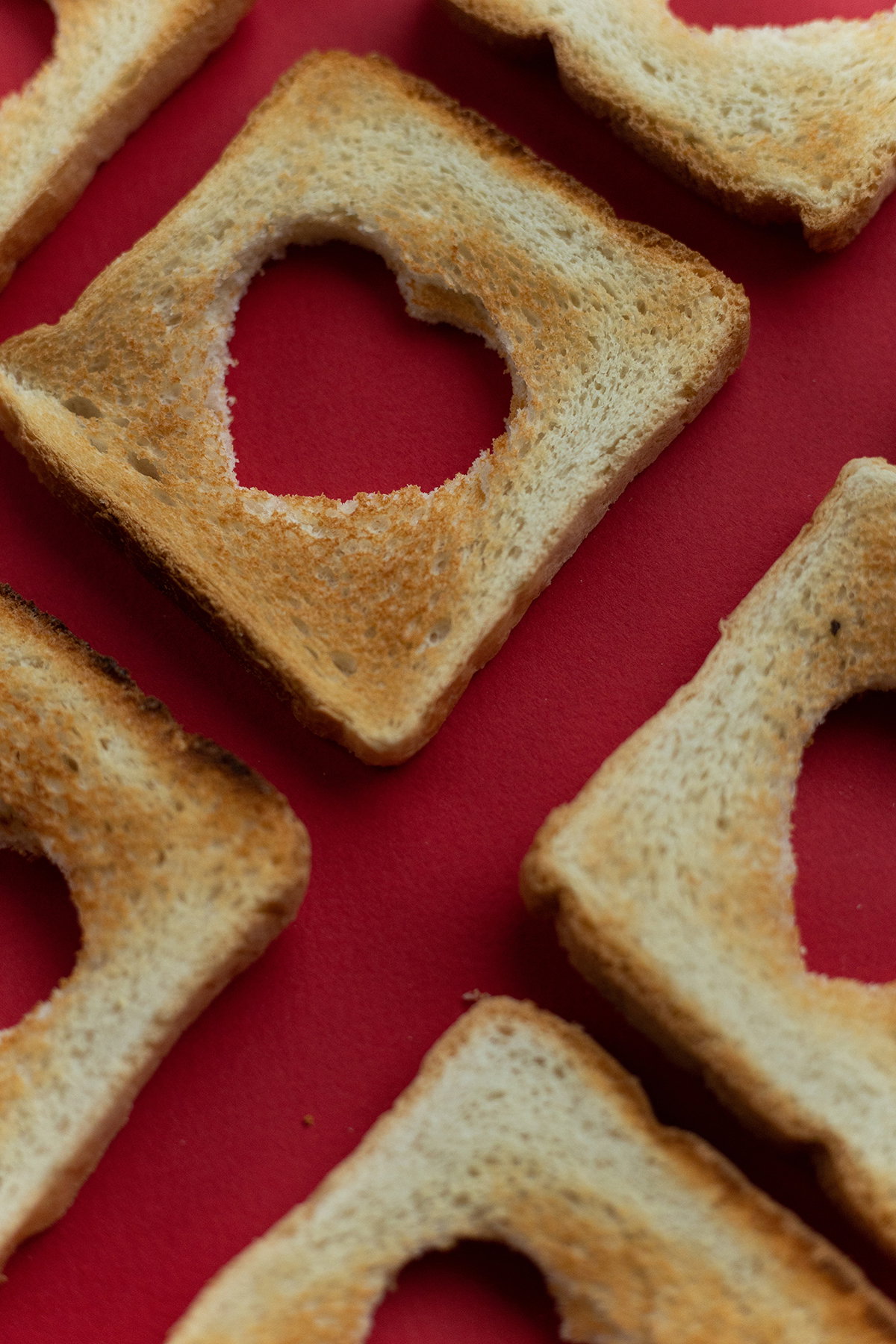 Toast mit Herz