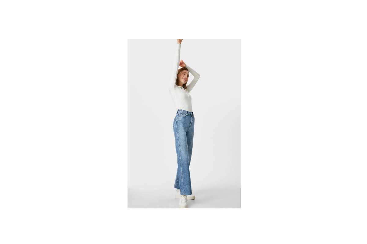 C&A Jeans offener Saum