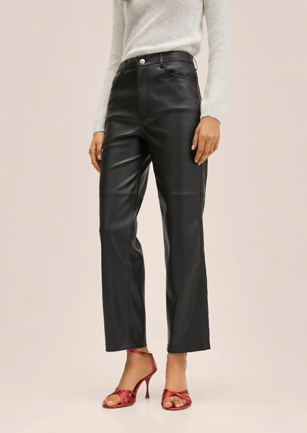 Gerade Hose mit Leder-Effekt REF. 27031153-LILLE-LM Aktueller Preis