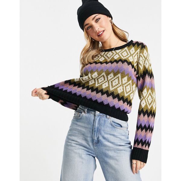 Jacquard-Strickpullover