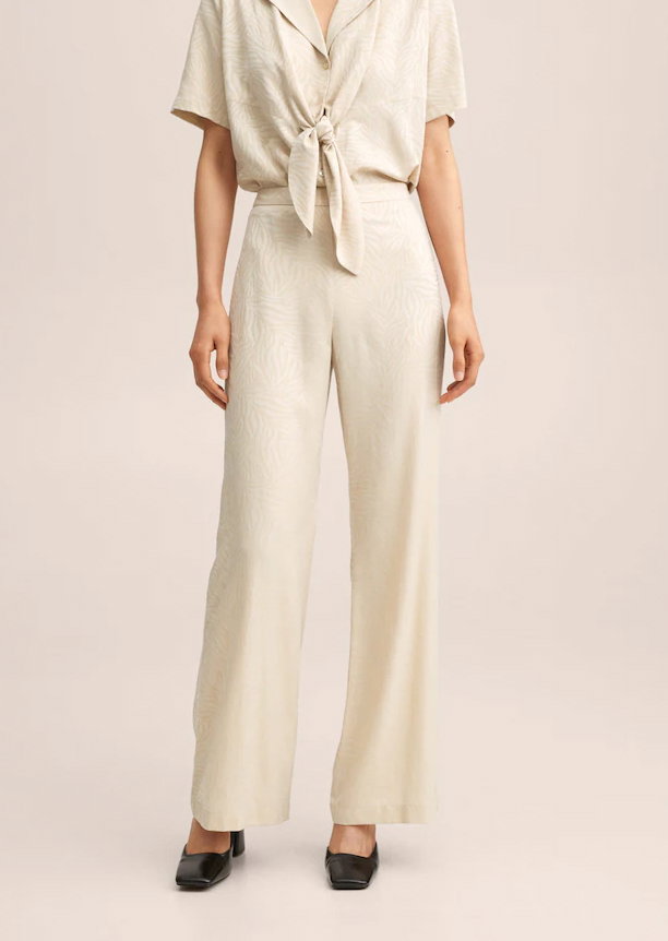 Gemusterte Flare-Hose