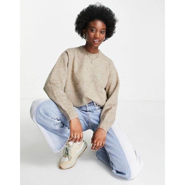 Strickpullover in Beige