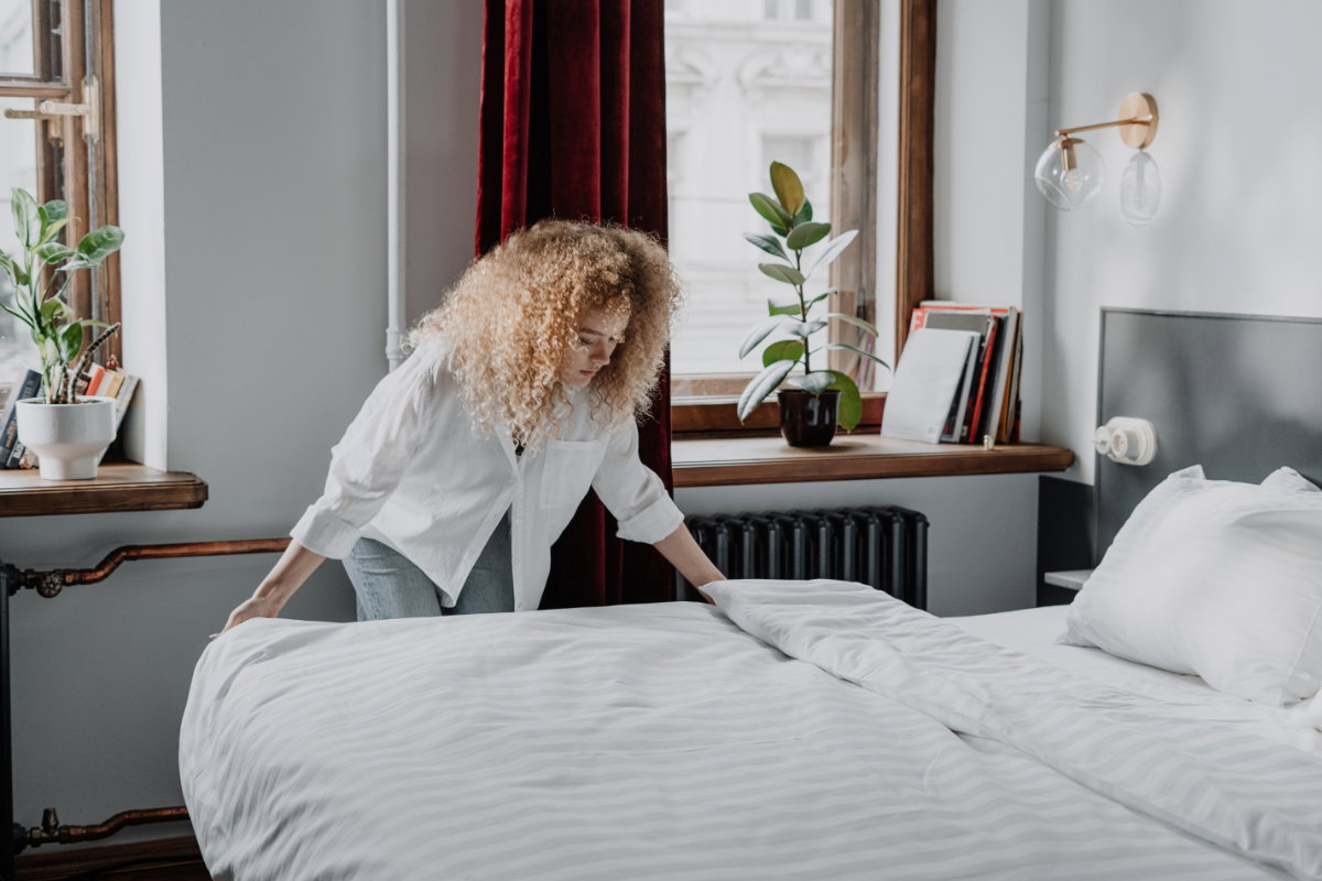 Bett machen Tipps