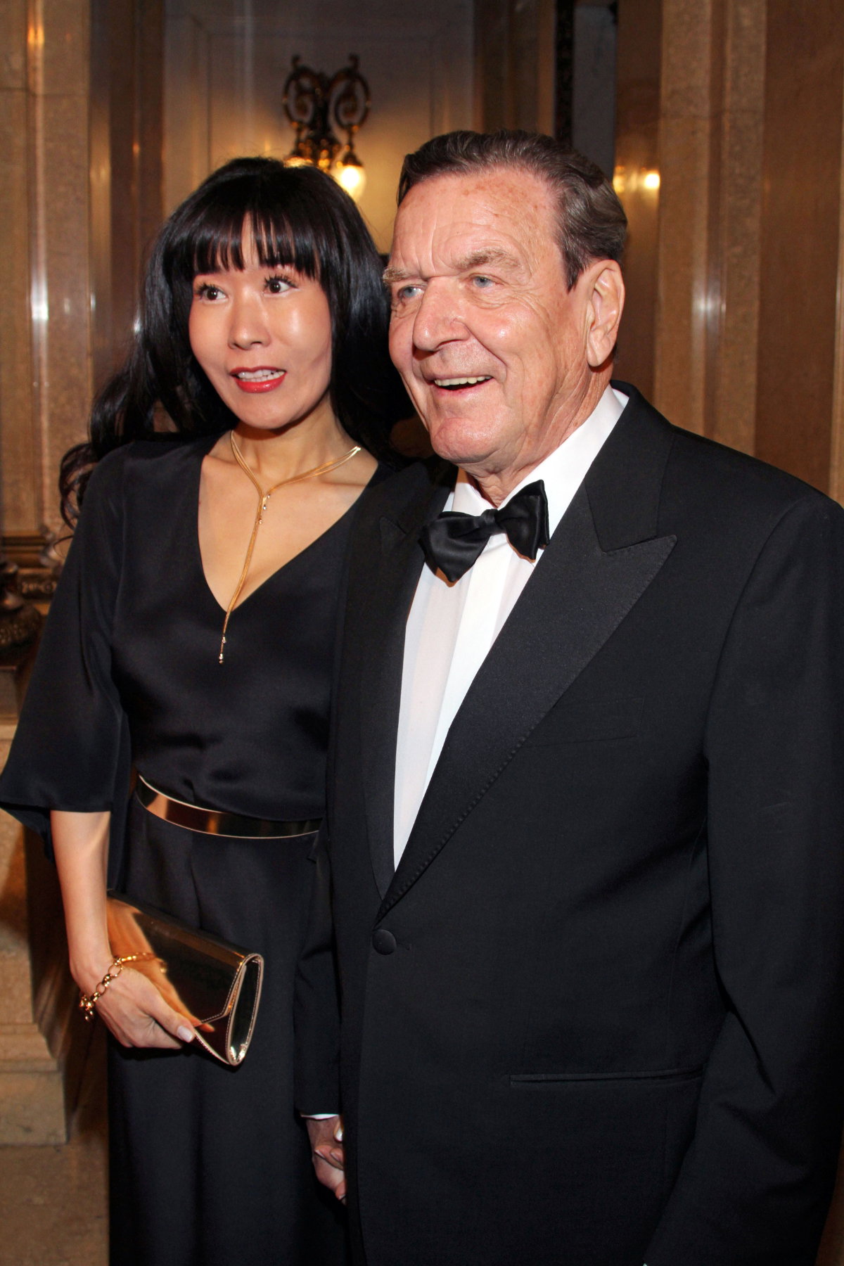 Gerhard Schröder und seine Frau Soyeon