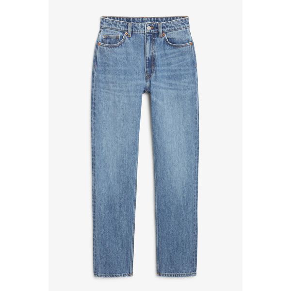 Moluna Jeans In Mittelblau