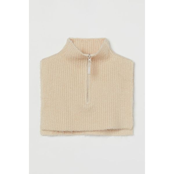 erippter Rollkrageneinsatz - Beige